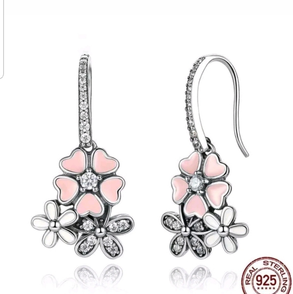.925 Sterling Silver Earrings NWOT